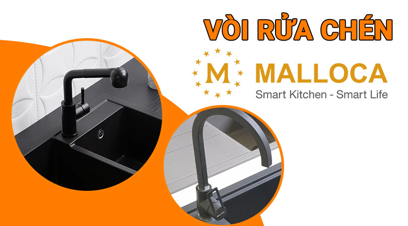 Giới thiệu vòi rửa chén Malloca